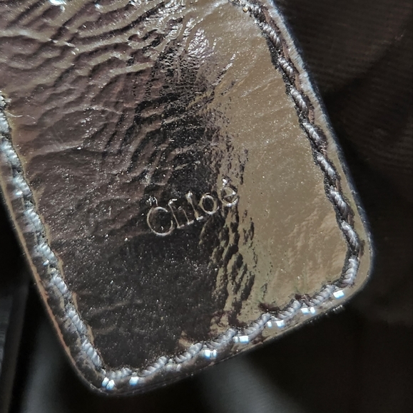 Chloe Black Patent Leather Betty Shoulder Bag w/Coin Purse - Picture 8 of 11